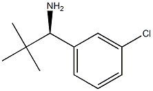 (1R)-1-(3-CHLOROPHENYL)-2,2-DIMETHYLPROPAN-1-AMINE 구조식 이미지