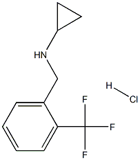 (1S)CYCLOPROPYL[2-(TRIFLUOROMETHYL)PHENYL]METHYLAMINE HYDROCHLORIDE 구조식 이미지