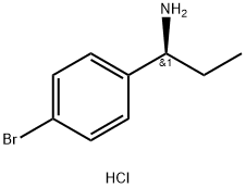 (1S)-1-(4-BROMOPHENYL)PROPAN-1-AMINE HYDROCHLORIDE 구조식 이미지