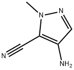 4-Amino-1-Methyl-1H-Pyrazole-5-Carbonitrile 구조식 이미지