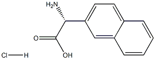 (R)-2-Amino-2-(naphthalen-2-yl)acetic acid hydrochloride Structure