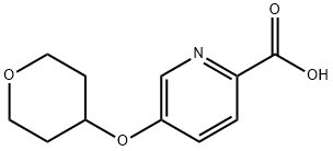 5-(Oxan-4-yloxy)pyridine-2-carboxylic acid Structure