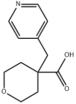 4-(Pyridin-4-ylmethyl)oxane-4-carboxylicacid Structure