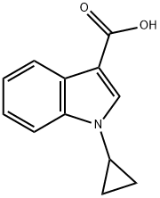 1-CYCLOPROPYL-1H-INDOLE-3-CARBOXYLIC ACID Structure