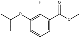 2-Fluoro-3-(1-methylethoxy)-benzoic acid methyl ester Structure