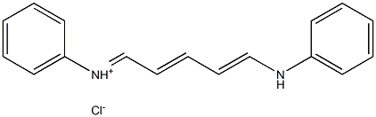 (E)-[(2E,4E)-5-anilinopenta-2,4-dienylidene]-phenylazanium:chloride 구조식 이미지