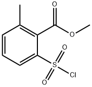methyl 2-(chlorosulfonyl)-6-methylbenzoate 구조식 이미지
