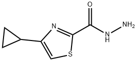 4-cyclopropylthiazole-2-carbohydrazide Structure