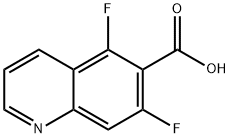5,7-DIFLUOROQUINOLINE-6-CARBOXYLIC ACID Structure