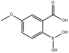 2-BORONO-5-METHOXYBENZOIC ACID 구조식 이미지