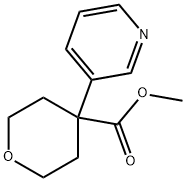 Methyl 4-(pyridin-3-yl)oxane-4-carboxylate Structure