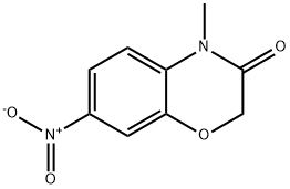 4-methyl-7-nitro-1,4-benzoxazin-3-one 구조식 이미지