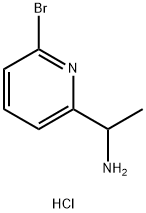 1-(6-bromopyridin-2-yl)ethan-1-amine hydrochloride Structure