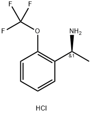 (1S)-1-[2-(TRIFLUOROMETHOXY)PHENYL]ETHYLAMINE HYDROCHLORIDE Structure