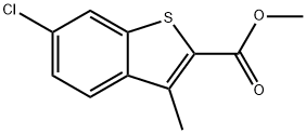 methyl 6-chloro-3-methylbenzothiophene-carboxylate Structure