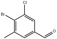 4-BROMO-3-CHLORO-5-METHYLBENZALDEHYDE Structure