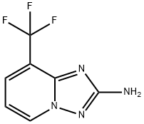 8-Trifluoromethyl-[1,2,4]triazolo[1,5-a]pyridin-2-ylamine 구조식 이미지