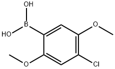 Boronic acid,B-(4-chloro-2,5-dimethoxyphenyl)- 구조식 이미지