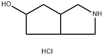 OCTAHYDROCYCLOPENTA[C]PYRROL-5-OL HCL Structure