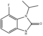 7-FLUORO-1-ISOPROPYL-1H-BENZO[D]IMIDAZOL-2(3H)-ONE 구조식 이미지