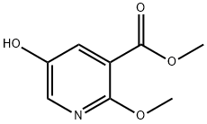 METHYL 5-HYDROXY-2-METHOXYNICOTINATE Structure