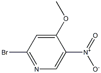 2-bromo-4-methoxy-5-nitropyridine 구조식 이미지