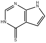 4H-Pyrrolo[2,3-d]pyrimidine-4-thione,3,7-dihydro- Structure