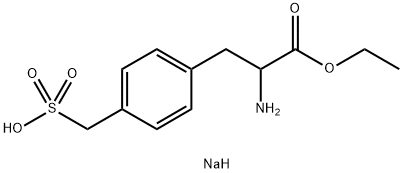 DL-4-sulfomethyl-Phenylalanine ethyl ester monosodium salt 구조식 이미지