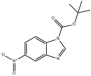 tert-butyl 5-nitro-1H-benzo[d]imidazole-
1-carboxylate Structure