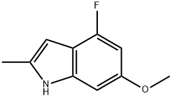 4-fluoro-2-methyl-1H-indol-6-ol 구조식 이미지