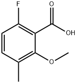 6-Fluoro-2-methoxy-3-methylbenzoic acid Structure