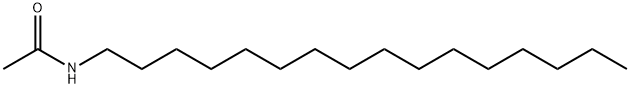 N-hexadecyl-acetyl-amide 구조식 이미지