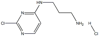 N1-(2-chloropyrimidin-4-yl)propane-1,3-diamine hydrochloride 구조식 이미지