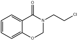 4H-1,3-Benzoxazin-4-one, 3-(2-chloroethyl)-2,3-dihydro- Structure