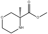 methyl(S)-3-methylmorpholine-3-carboxylate 구조식 이미지