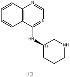 N-[(3R)-Piperidin-3-yl]quinazolin-4-amine dihydrochloride Structure