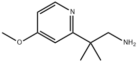 2-(4-Methoxypyridin-2-yl)-2-methylpropan-1-amine Structure