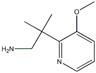 2-(3-Methoxypyridin-2-yl)-2-methylpropan-1-amine 구조식 이미지