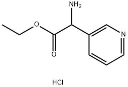 ETHYL 2-AMINO-2-(PYRIDIN-3-YL)ACETATE HCL Structure