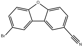 8-bromodibenzo[b,d]furan-2-carbonitrile Structure
