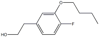 2-(3-butoxy-4-fluorophenyl)ethanol Structure