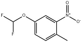 4-Difluoromethoxy-1-methyl-2-nitro-benzene 구조식 이미지