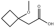 2-(1-Methoxycyclobutyl)Acetic Acid Structure