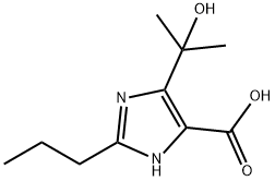 4-(2-hydroxypropan-2-yl)-2-propyl-1H-imidazole-5-carboxylic acid 구조식 이미지