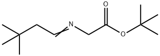 tert-butyl (E)-2-((3,3-dimethylbutylidene)amino)acetate Structure