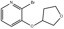 2-bromo-3-(oxolan-3-yloxy)pyridine Structure