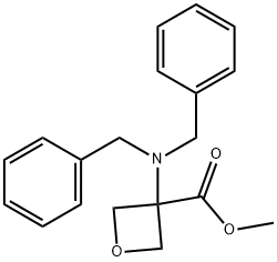 methyl 3-(dibenzylamino)oxetane-3-carboxylate Structure