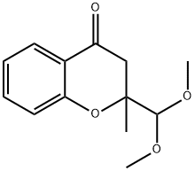 2-Dimethoxymethyl-2-Methyl-4-Oxo-3,4-Dihydro-2H-1-Benzopyran 구조식 이미지