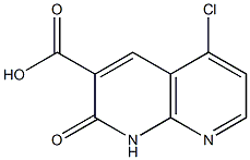 5-chloro-1,2-dihydro-2-oxo-1,8-Naphthyridine-3-carboxylic acid Structure