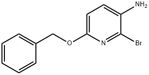 6-Benzyloxy-2-bromo-pyridin-3-ylamine 구조식 이미지